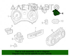 Controlul luminii Mercedes GLA 15-20 fără PTF