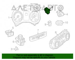 Blocare de pornire Start/Stop pentru Mercedes GLA 15-20 cu cheie.