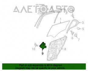 Motorul geamului electric din spatele stânga Mercedes GLA 14-20