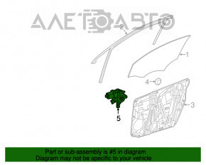 Мотор стеклоподъемника передний правый Mercedes GLA 14-20