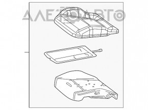 Пассажирское сидение Mercedes GLA 14-20 с airbag, электро, кожа беж