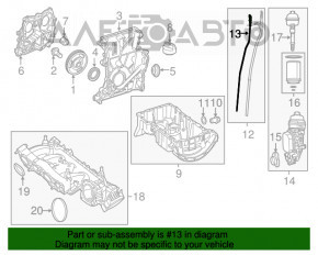 Щуп масляный Mercedes GLA 14-20