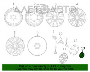 Capac central pentru roata Mercedes GLA 14-20 noua originala OEM