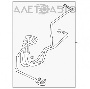 Racordul de racire lung pentru cutia de viteze automata Buick Encore 13-19