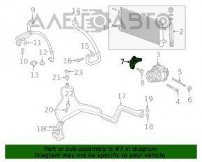 Suport compresor aer condiționat Buick Encore 13-19