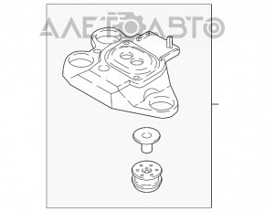 Suport ABS Audi Q5 80A 18 - nou original