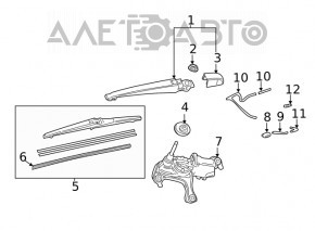 Duza de spalat geamul din spate pentru Lexus UX200 UX250h 19-