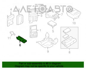 MODUL DE CONTROL AL PORTBAGAJULUI Audi Q7 16- suport rupt