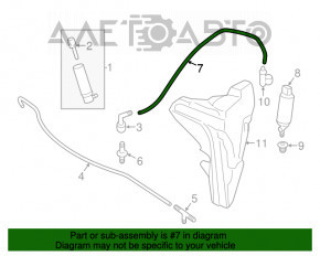 Duzele de spălare a farurilor pentru Porsche Cayenne 958 11-14