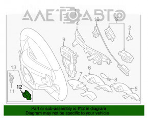 Volanul stâng Mercedes GLA 15-20