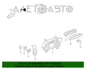 Senzor de lumină Buick Encore 13-19