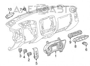 Senzor de lumină Buick Encore 13-19