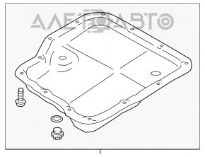 Поддон АКПП Subaru Outback 15-19 CVT новый OEM оригинал