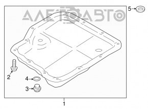 Panoul transmisiei automate Subaru Outback 15-19 CVT nou original