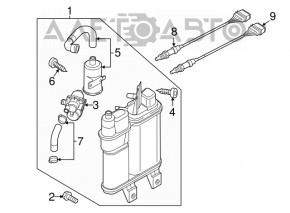 Лямбда-зонд первый VW Passat b8 16-19 USA 2.0T