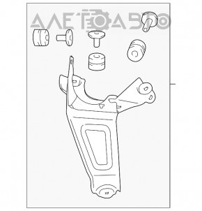 Suport bloc ABS Toyota Sienna 11-20