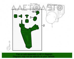 Suport bloc ABS Toyota Sienna 11-20