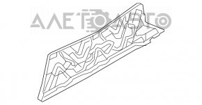 Protecția panoului din spate Audi Q5 80A 18-20, nou, original OEM