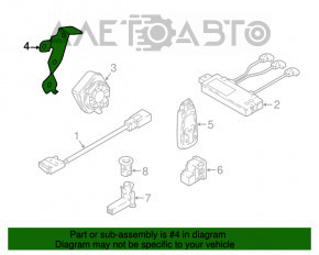 Suport pentru sirena Audi Q5 80A 18-