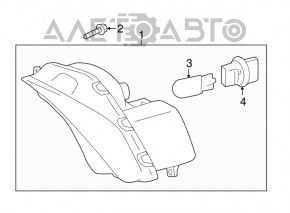 Поворотник левая Toyota Camry 15-17 LED TYC