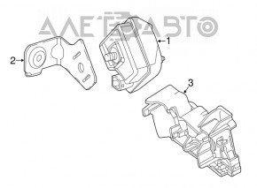 Замок капота Mercedes GLA 14-20 OEM