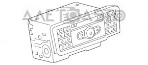 Radio-casetofon Mercedes GLA 16-20 s-a descuamat vopseaua