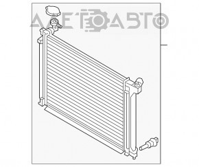 Radiator de răcire apă Hyundai Sonata 15-19 2.4 nou TYC Taiwan