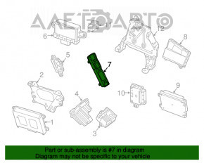 Modul de control al ușii portbagajului Mercedes GLA 14-20