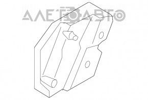 Capacul stopului de semnalizare Ford Fiesta 11-19 4d gri, zgârieturi