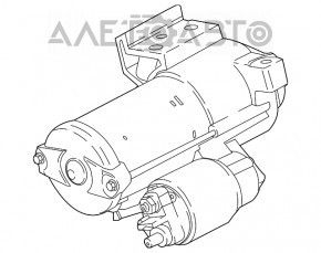 Стартер BMW 5 G30 18-22 530e hybrid