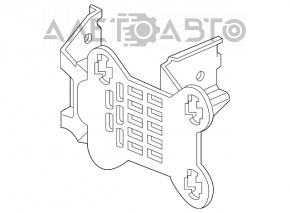 Suport radar de croazieră Honda Civic X FC 19-21 metal