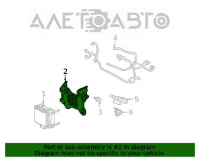 Suport radar de croazieră Honda Civic X FC 19-21 metal