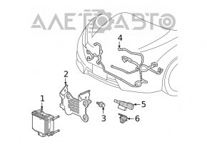 Кронштейн радар круиза Honda Civic X FC 19-21 метал новый OEM оригинал