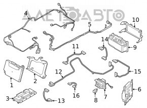 Modulul de control al încărcării bateriei BMW 5 G30 17-23