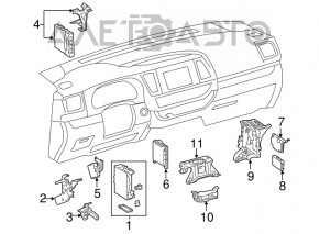 DRIVER ASSIST CONTROL MODULE Toyota Highlander 14-19