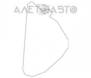 Capacul torpedoului lateral dreapta Audi Q5 8R 09-17 negru.