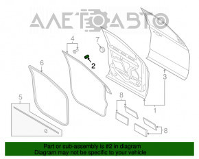 Отбойник капота Lincoln MKC 15- на капоте