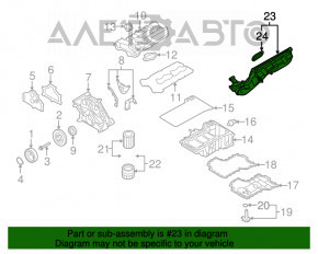 Коллектор впускной правый BMW X5 F15 14-18 4.4T