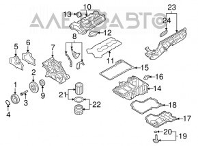 Коллектор впускной правый BMW X5 F15 14-18 4.4T OEM