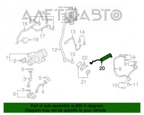 Receptorul sistemului de vid pentru BMW X5 F15 14-18 4.4T