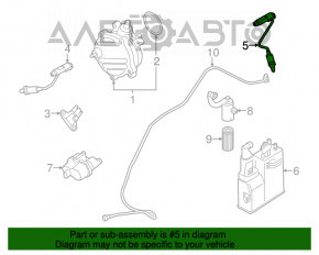 Sonda lambda stânga a doua pentru BMW X5 F15 14-18 4.4T