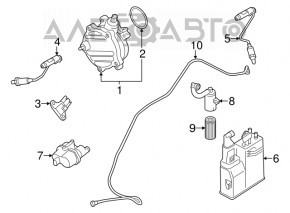 Sonda lambda stânga a doua pentru BMW X5 F15 14-18 4.4T