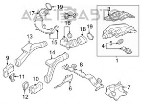 Contor de aer pentru BMW X5 F15 14-18 4.4T