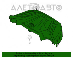 Capacul motorului BMW X5 F15 14-18 4.4T