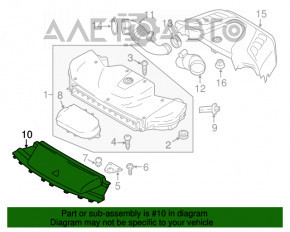 Воздухоприемник BMW X5 F15 14-18 4.4T