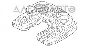 Топливный бак BMW X5 F15 14-18 N55, 4.4T