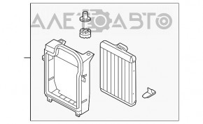 Radiator de ulei de răcire a motorului BMW X5 F15 14-18 4.4T cu cadru