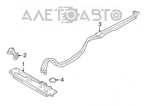 Schimbătorul de căldură cu ulei pentru cutia de viteze a BMW X5 F15 14-18 cu carcasă de termostat