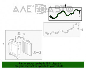 Radiatorul de ulei al motorului BMW X5 F15 14-18 4.4T