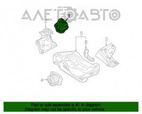 Pernele motorului dreapta BMW X5 F15 14-18 4.4T AWD nou OEM original